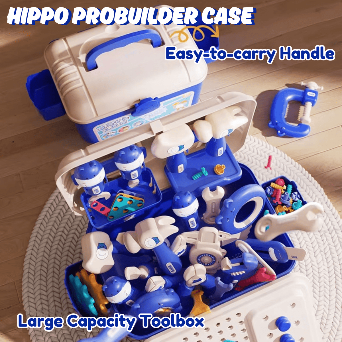 Hippo All - in - one Tool Hub DIY Montessori Tool Box Set - DIYative™